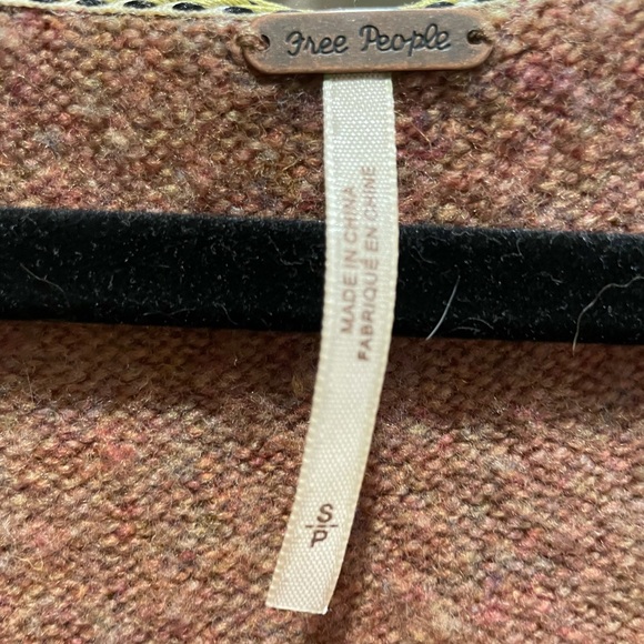 Free People Fringe Brown Sweater - Picture 3 of 3